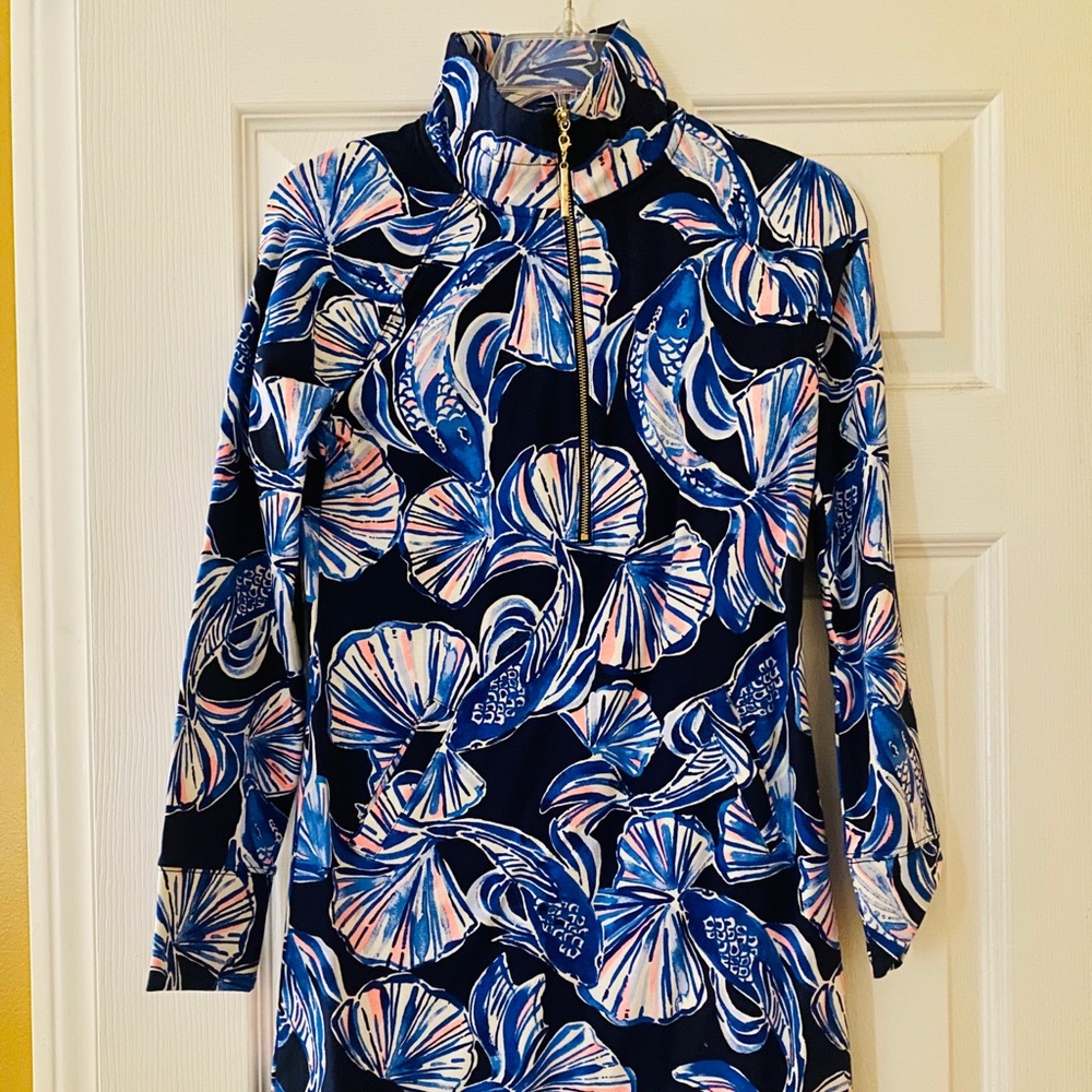 Lilly Pulitzer Skipper Popover Dress in Reel Life